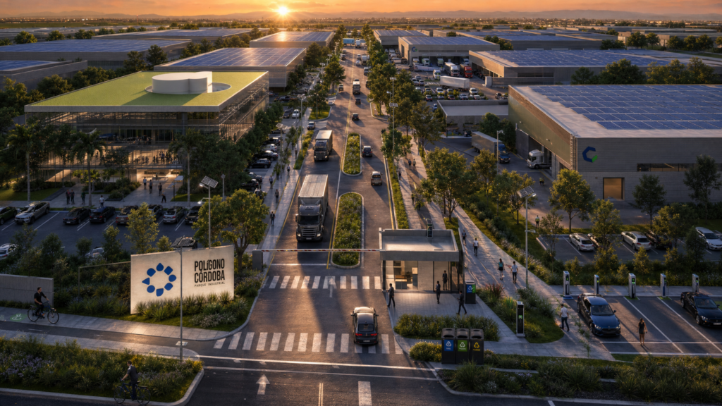 Render 10 - Vista Panorámica de Actividad Empresarial