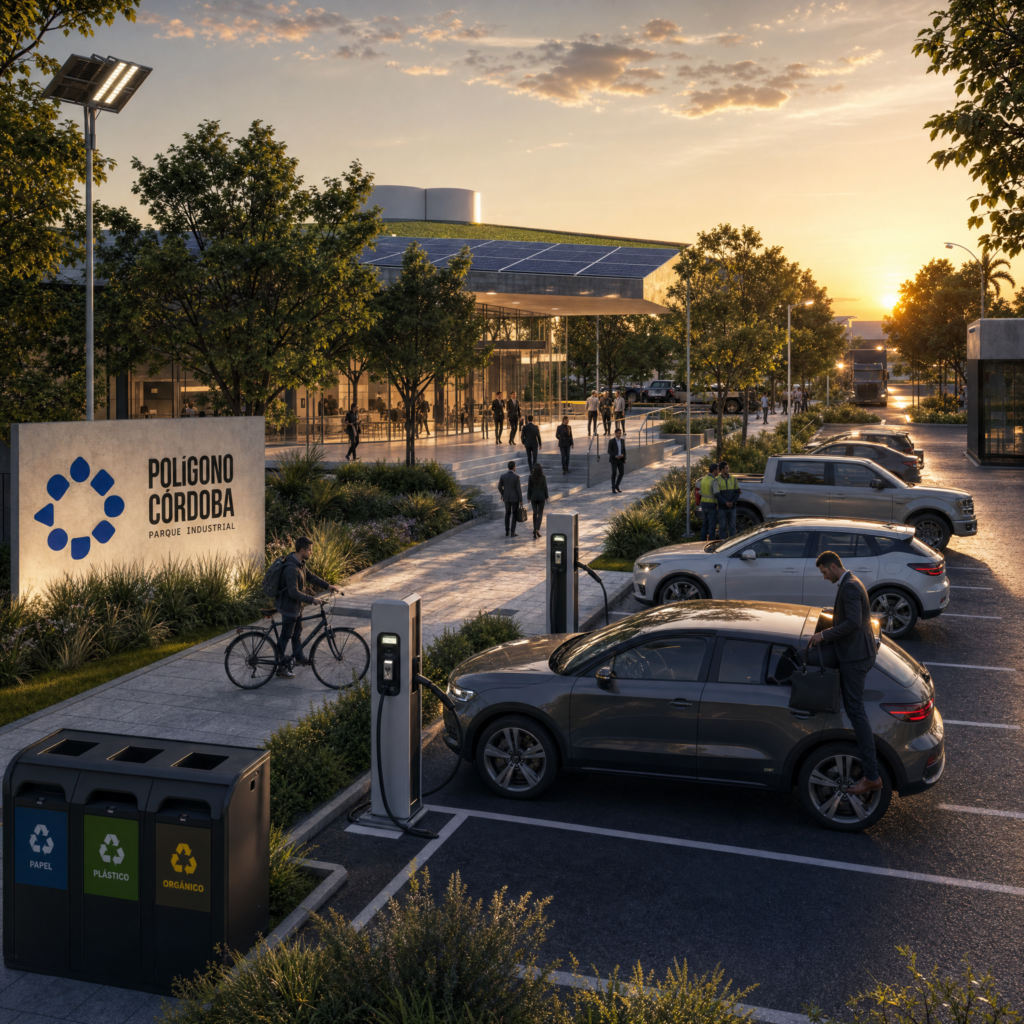 Render 15 - Estacionamiento y Acceso Peatonal Nivel Calle